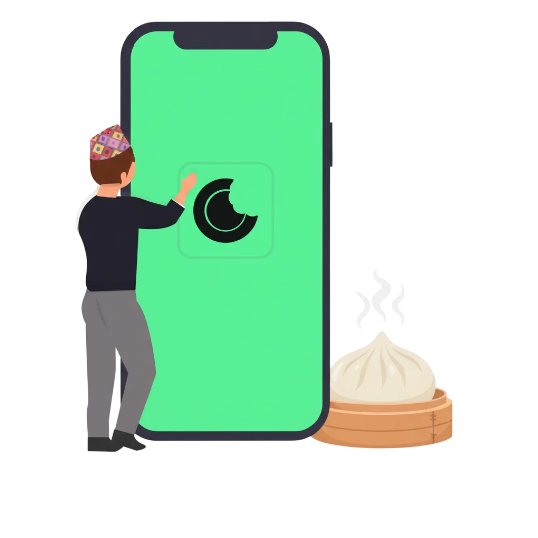 BiteOut App Illustration
