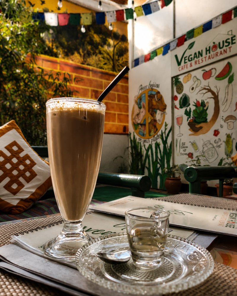 Vegan House Cafe & Restaurant in Yulakhel Thadodhunga Marg, Lalitpur - restaurant photo 1